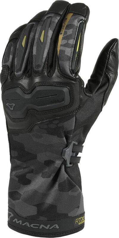 Guanti moto estivi Macna Terra RTX WP Nero Grigio