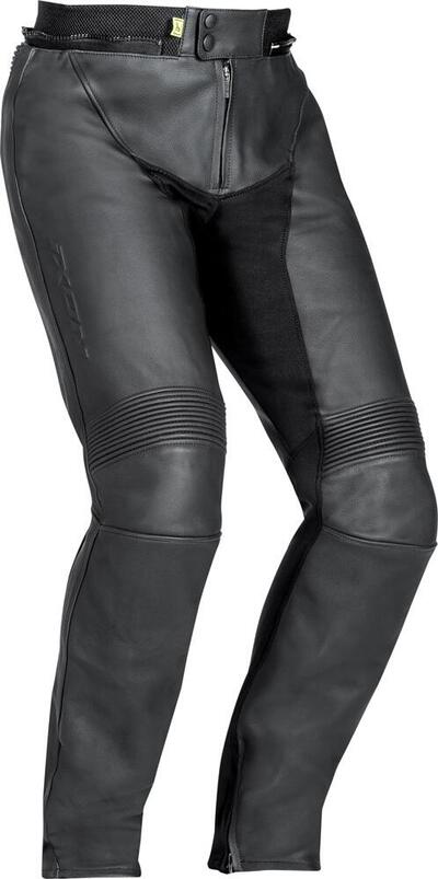 Pantaloni moto pelle Ixon HAWK nero