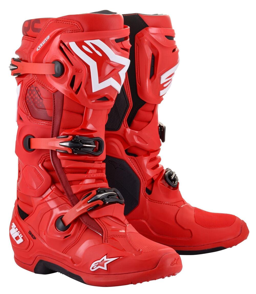 Stivali cross Alpinestars TECH 10 Rosso
