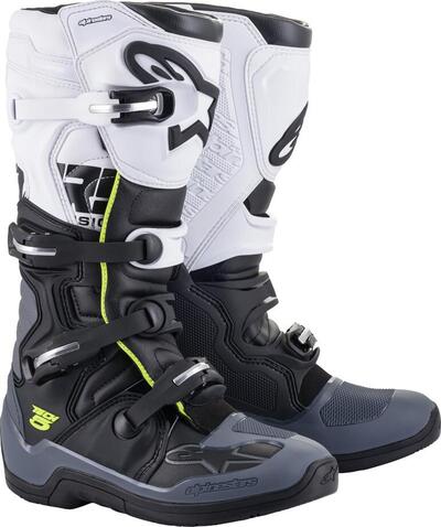 Stivali cross Alpinestars TECH 5 Nero Bianco Giall