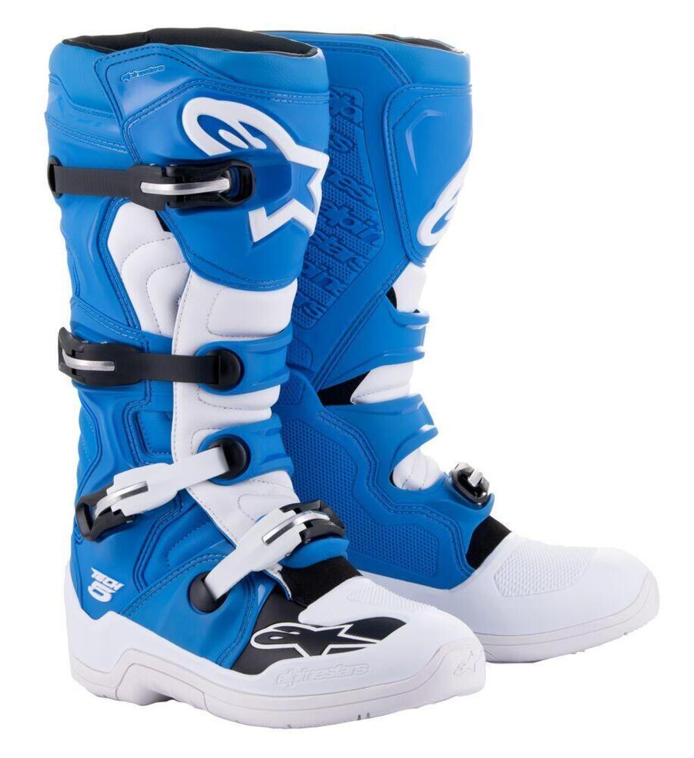 Stivali cross Alpinestars TECH 5 Blu Bianco