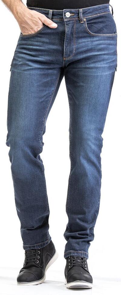 Jeans moto Ixon WAYNE CE Washed blu
