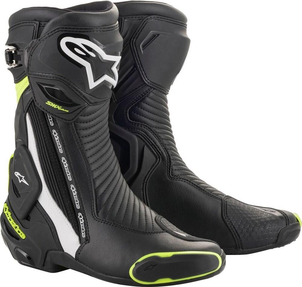 Stivali racing Alpinestars SMX PLUS V2 Nero Bianco