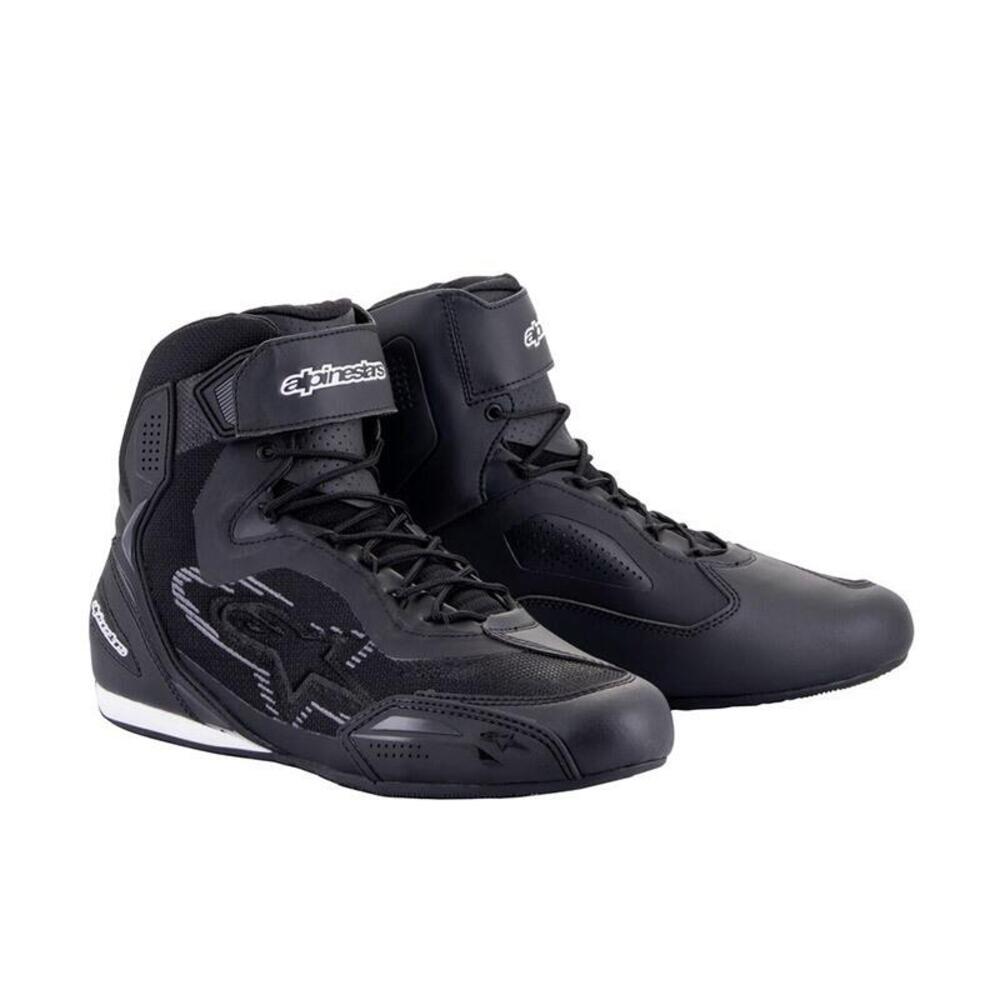 Scarpe moto Alpinestars FASTER-3 RIDEKNITS Nero Gr