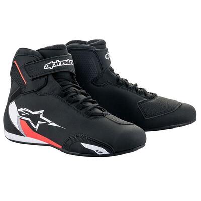 Scarpe moto Alpinestars SEKTOR Nero Bianco Rosso F