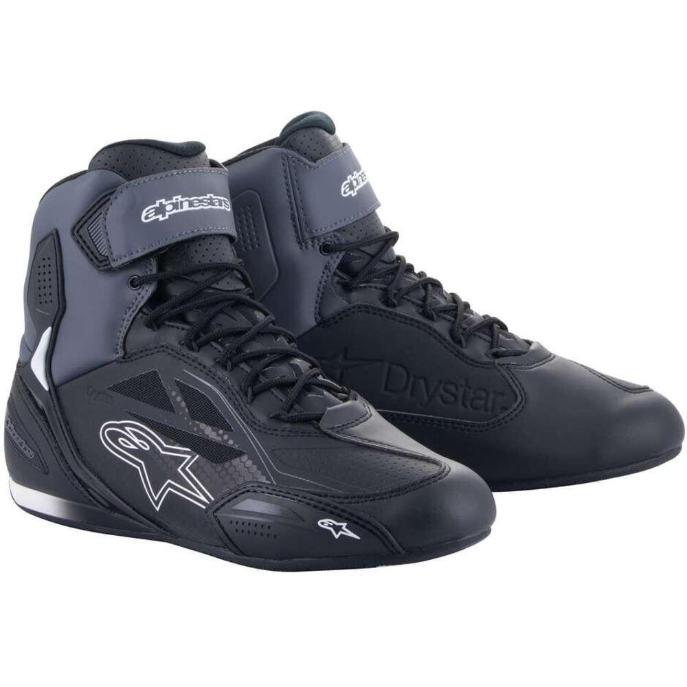 Scarpe moto Alpinestars FASTER-3 DRYSTAR Nero Grig