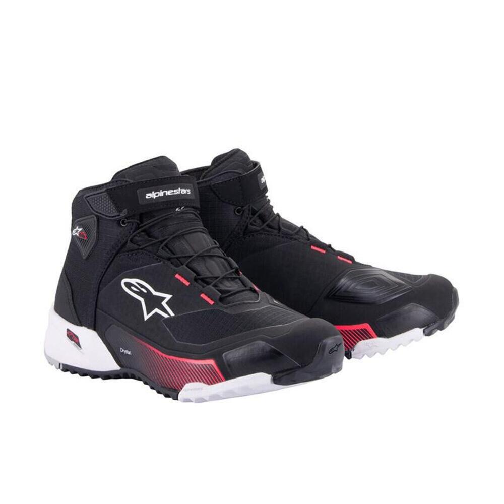 Scarpe moto donna Alpinestars CR-X Drystar Nero Bi
