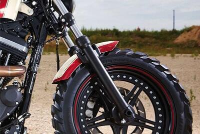 Parafango anteriore Bobber Rick's per Sportster Fo 