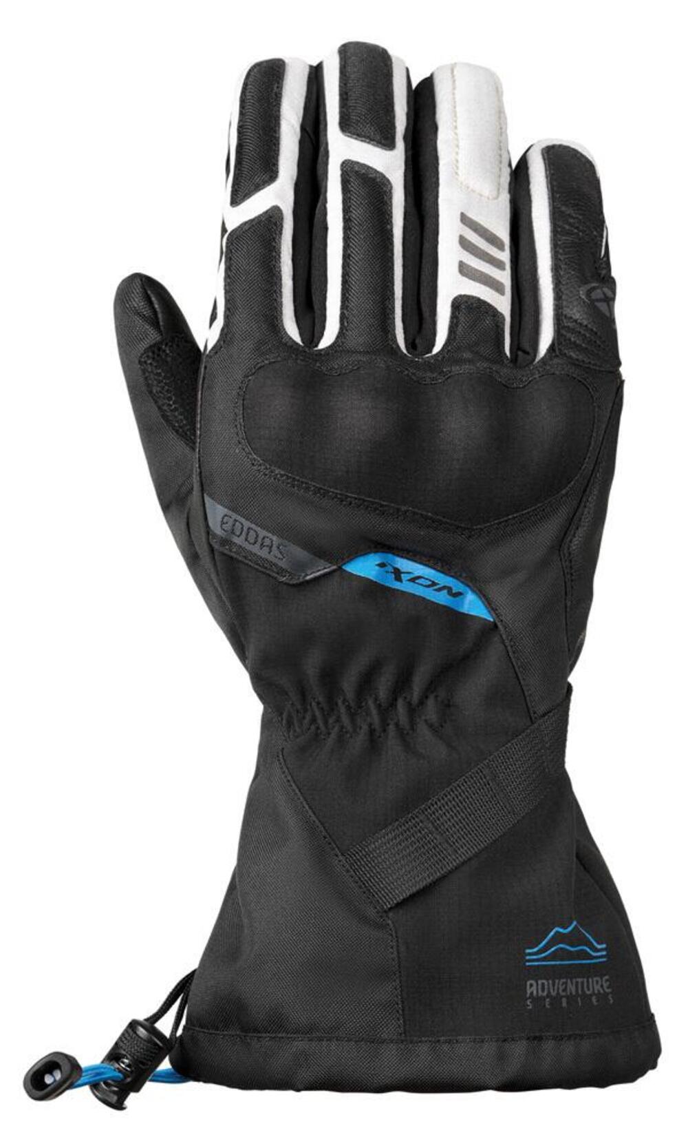 Guanti moto invernali Ixon PRO EDDAS Nero Grigio B