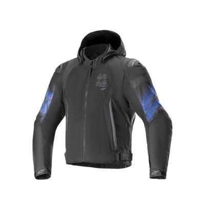 Giacca moto Alpinestars ZACA AIR VENOM WP Nero Blu