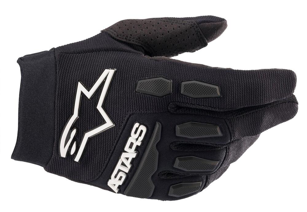Guanti cross bambino Alpinestars FULL BORE Nero