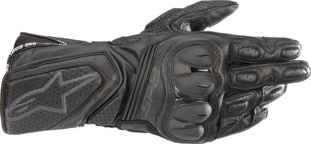 Guanti moto pelle Alpinestars SP-8 V3 Nero Nero