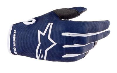 Guanti cross Alpinestars RADAR Navy Scuro Bianco