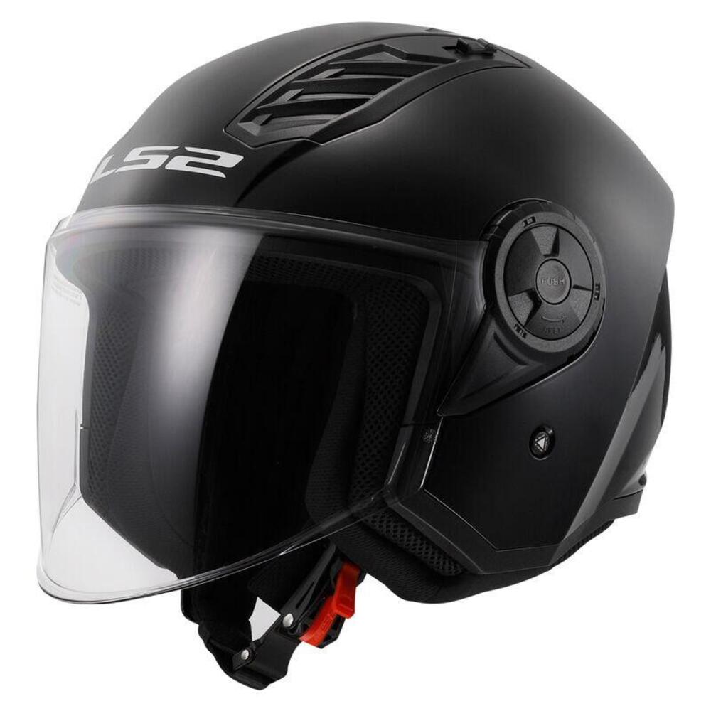 Casco Jet LS2 OF616 Airflow 2 Solid nero