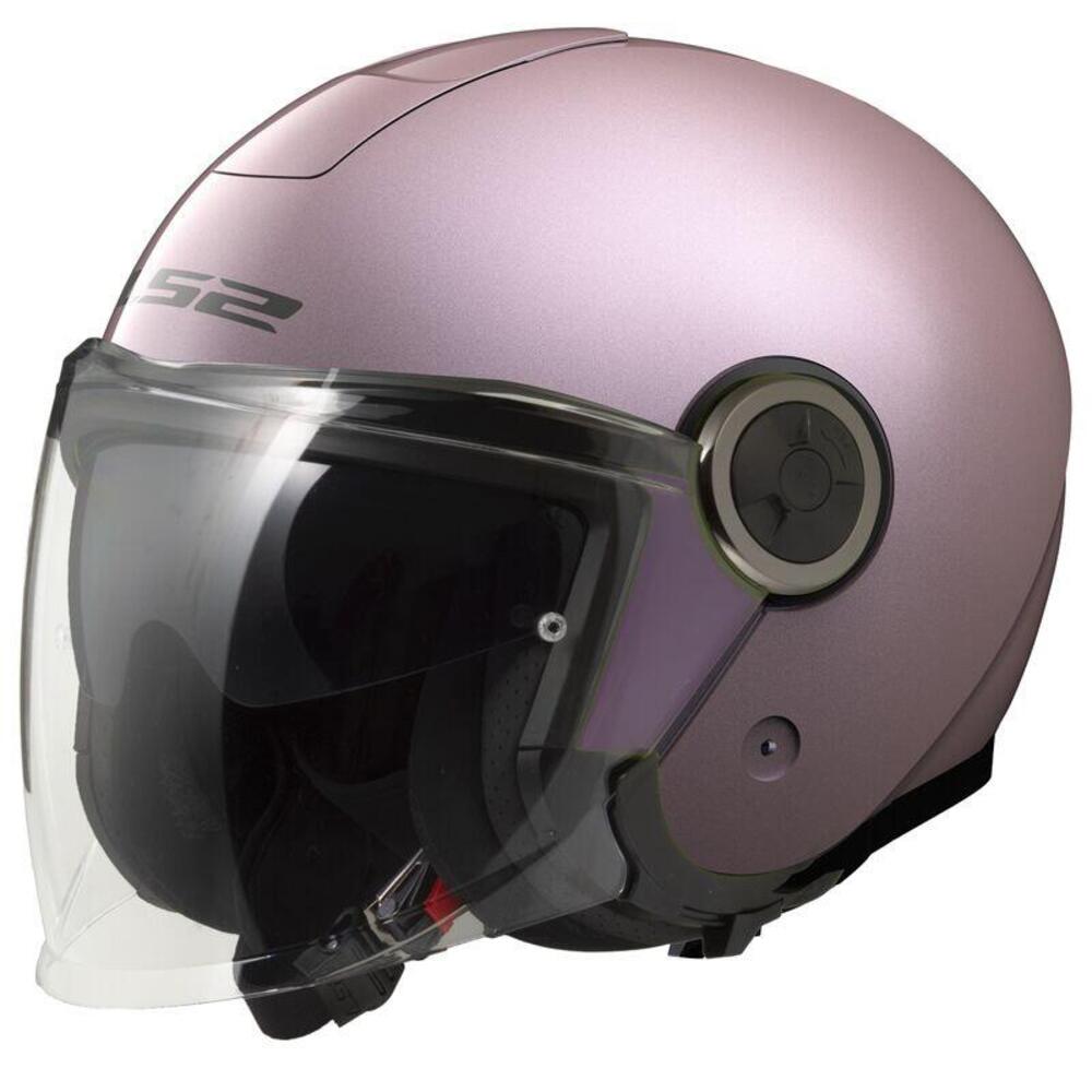 Casco Jet LS2 OF620 Classy Solid rosa