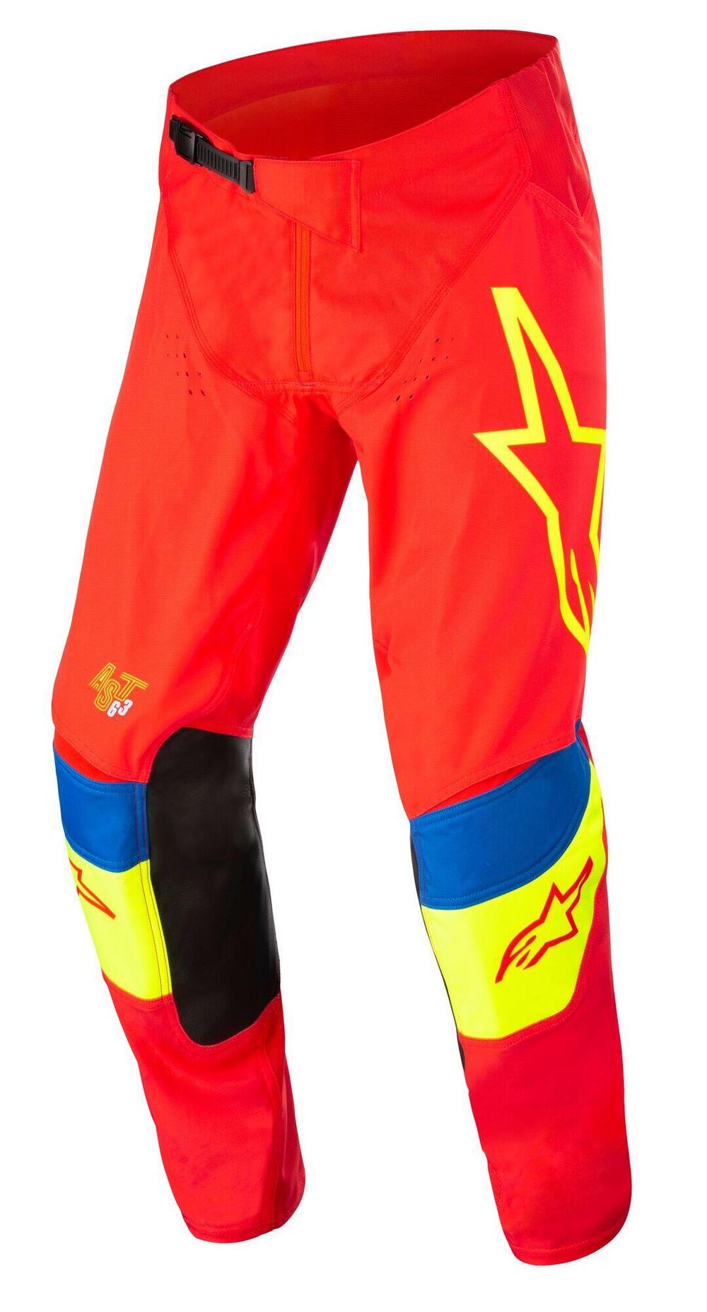 Pantaloni cross Alpinestars TECHSTAR QUADRO Rosso