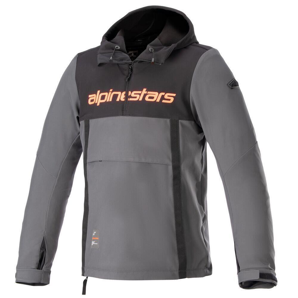 Giacca moto Alpinestars SHERPA Nero Grigio Rosso f