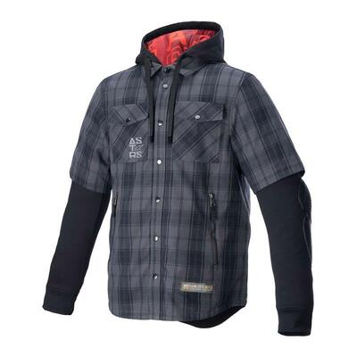Giacca moto Alpinestars MO.ST.EQ TARTAN SHIRT Grig