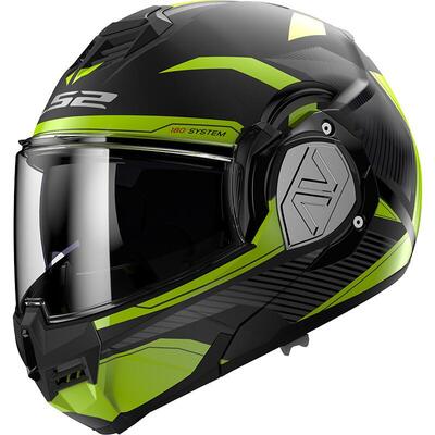 Casco modulare LS2 FF906 ADVANT REVO Nero Giallo F