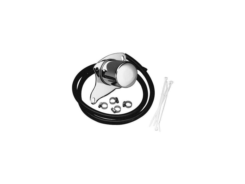 Supporto filtro olio cromato universale completo d 