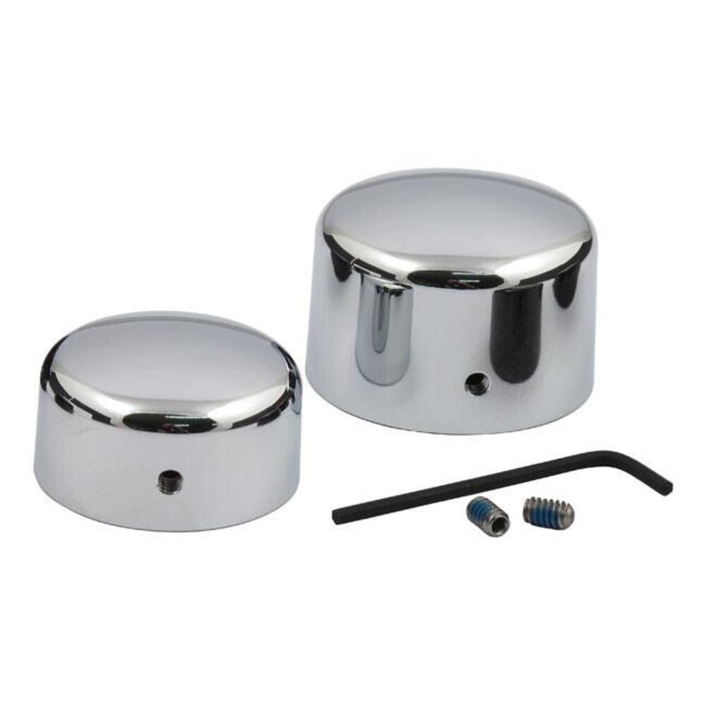 Coperture perno ruota posteriori cromate per Softa 