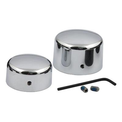 Coperture perno ruota posteriori cromate per Softa 