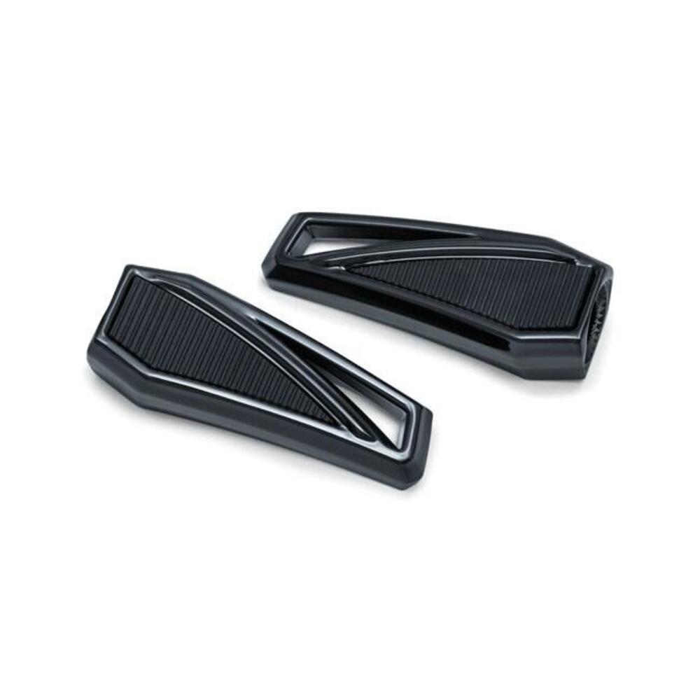 Pedaline Kuryakyn Phantom nere senza adattatori Ku 