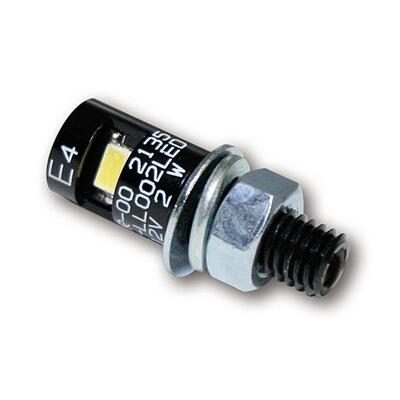 Luce targa LED nera Burdett omologata Motorcycle S 