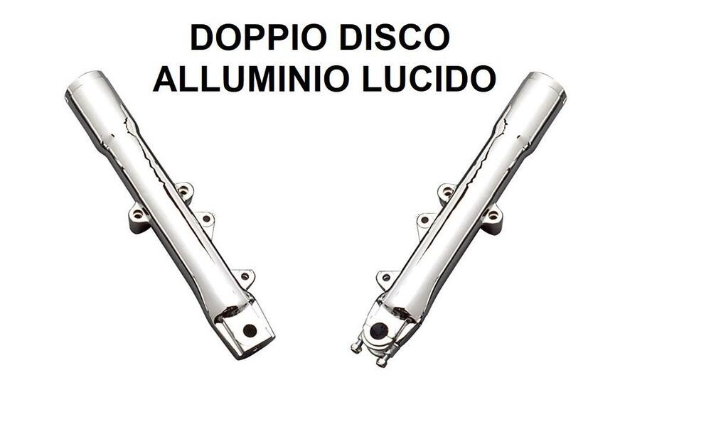 Coppia gambaletti forcelle lucidi per Softail FLST 