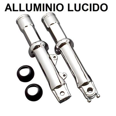 Coppia gambaletti forcelle lucidi per Softail FXST 