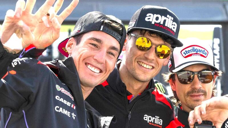 MotoGP 2024. Le domande a Maverick Vinales, Max Biaggi, Aleix Espargaro e Massimo Rivola... fatele voi! Aprilia All Stars!