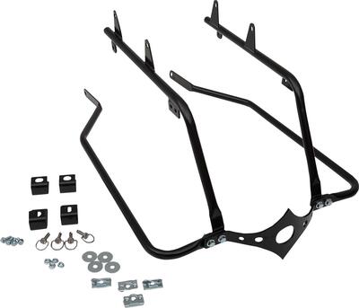 Kit supporti neri per borse rigide per Softail Fat 