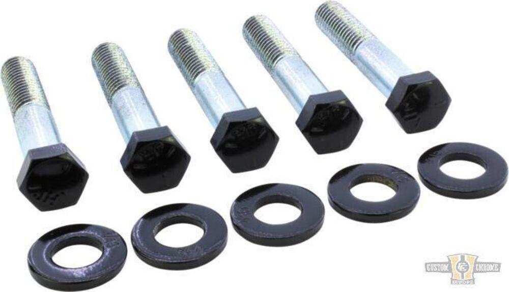 Kit viti puleggia nere lucide esagonali per Softai 