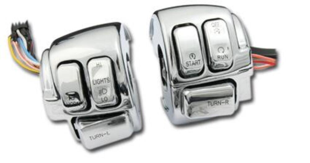 Interruttori cromati con scatole cromate per Softa 