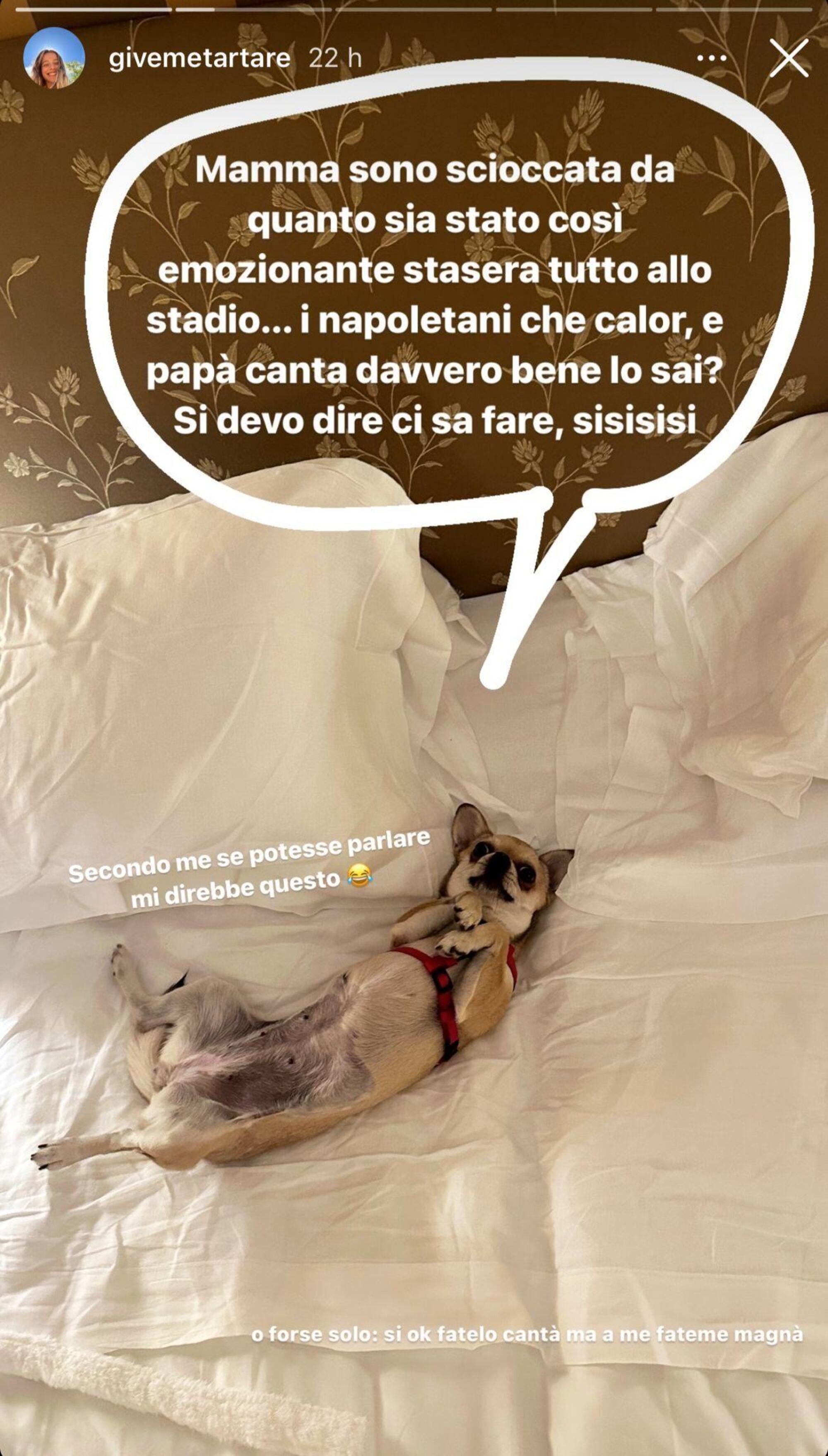La storia Instagram di Jacqueline Di Giacomo