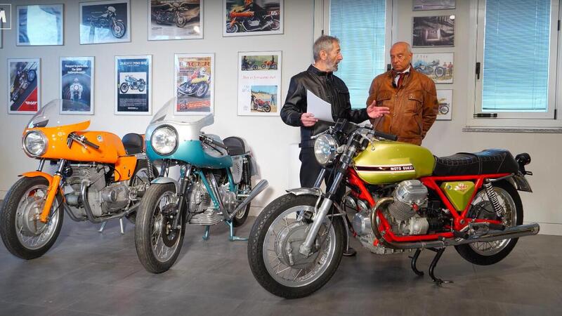 Moto Guzzi V7 Sport 750, le serie e il restauro [VIDEO]