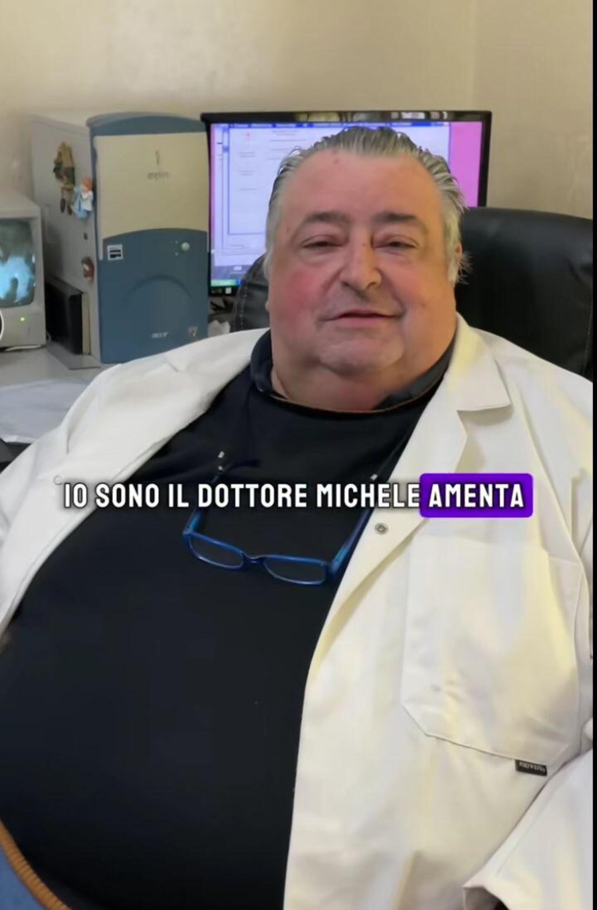 Il dottor Michele Amenta, dietologo e influencer 
