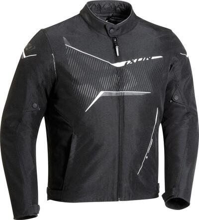 Giacca moto Ixon C-Sizing SLASH C CE Nero Bianco