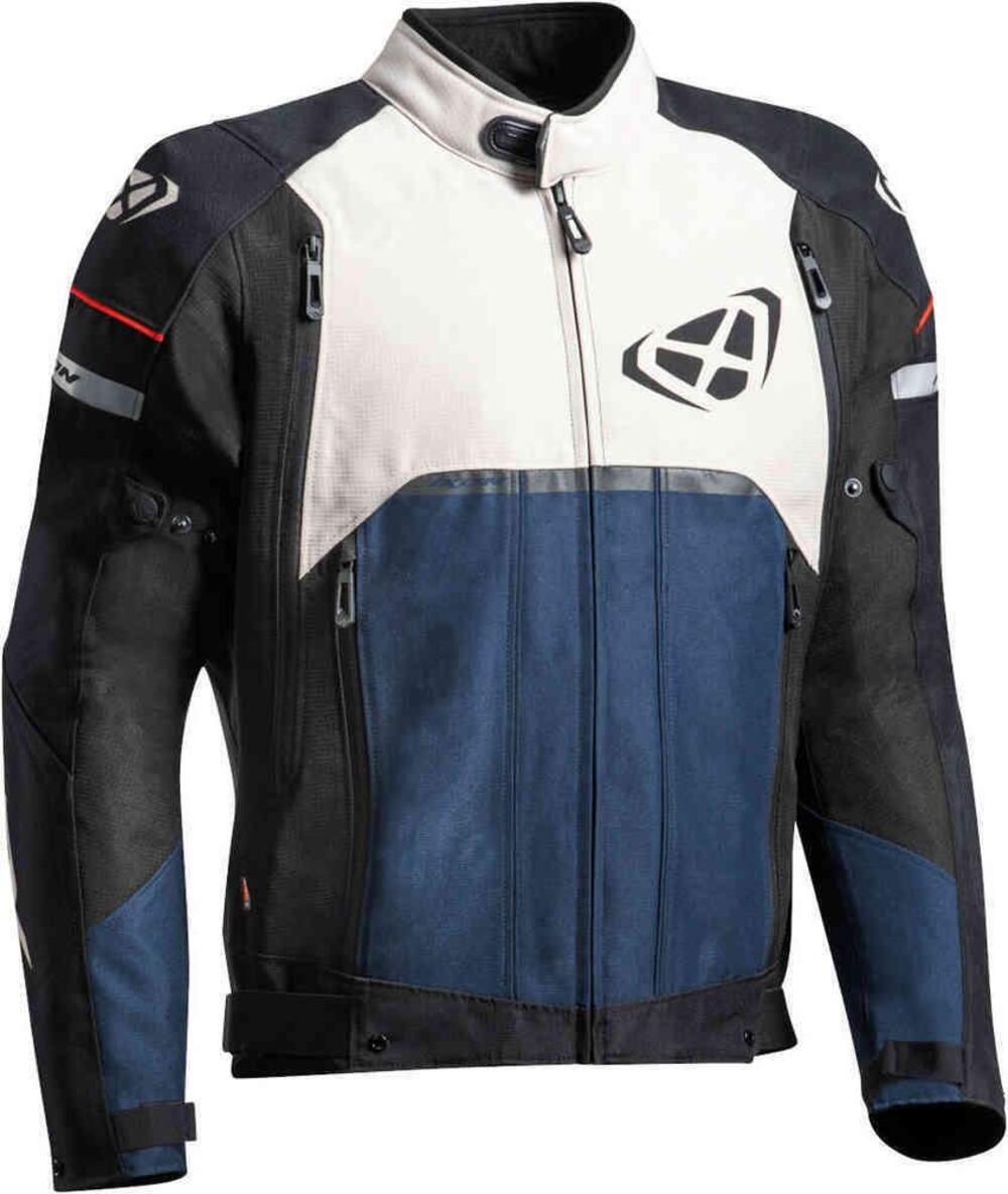 Giacca moto Ixon All Road Greige Navy Nero