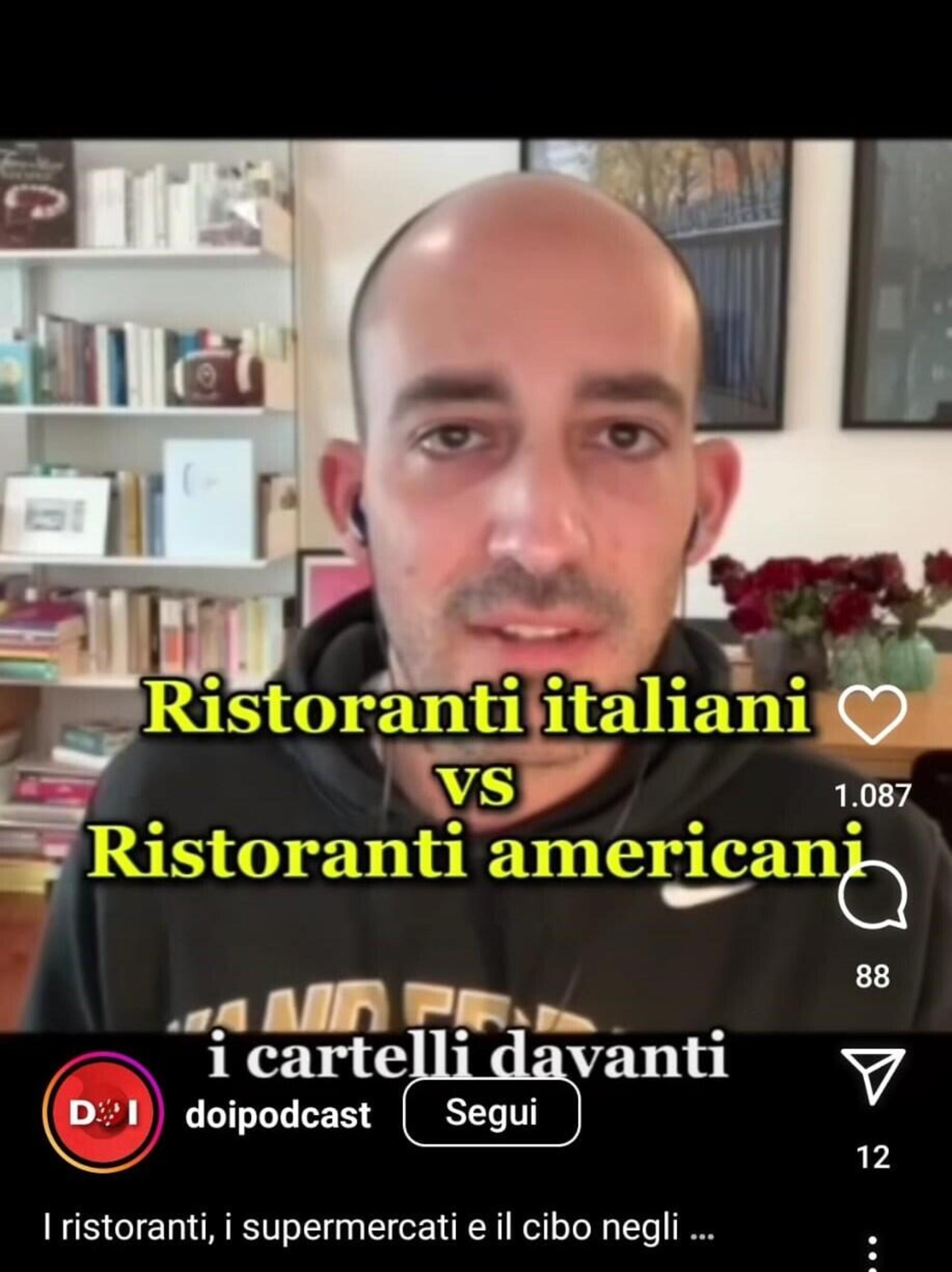 Il video commento di Francesco Costa sulle differenze tra ristoranti italiani e americani