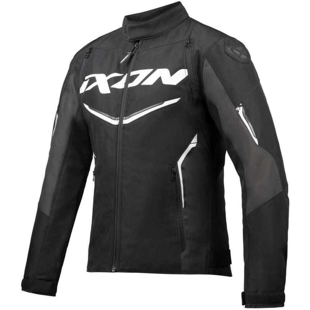 Giacca moto Ixon Cordolo Nero Antracite Bianco