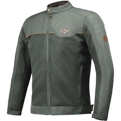 Giacca moto Ixon Cornet Verde Marrone