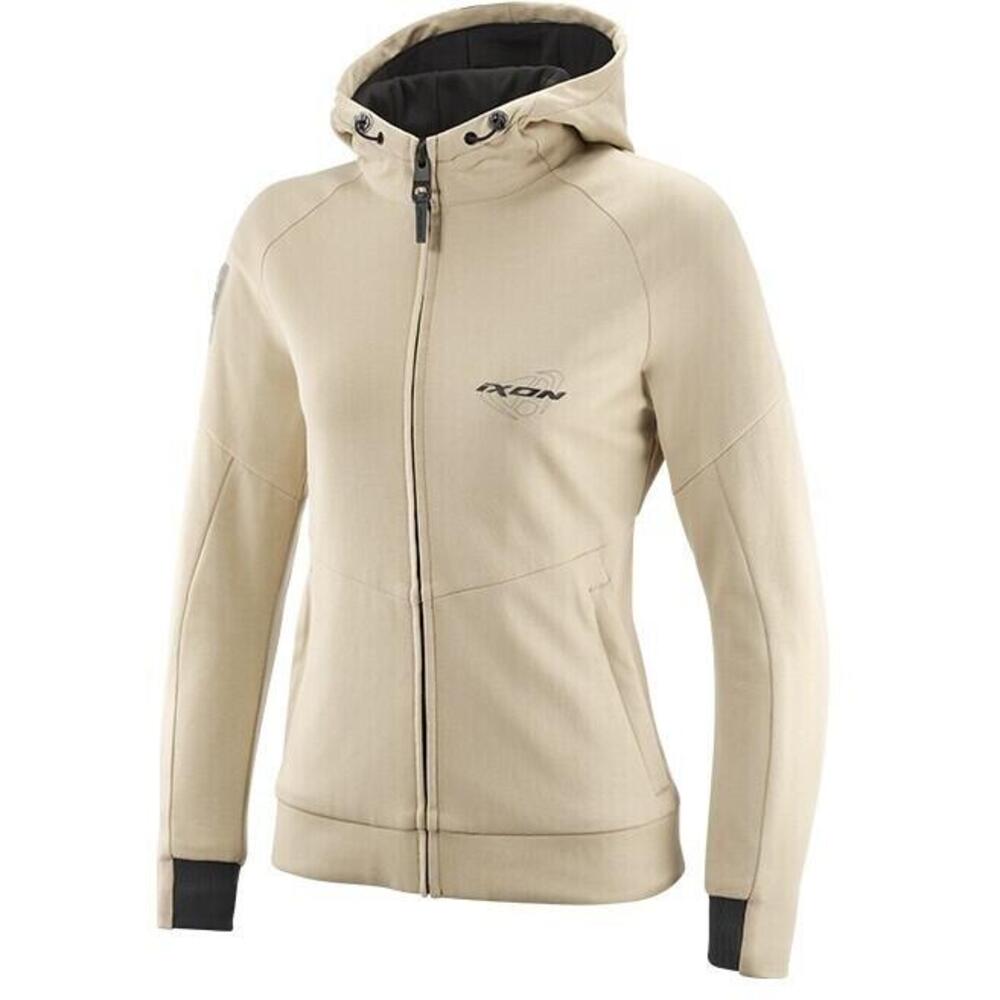 Felpa moto donna Ixon TOUCHDOWN L Beige