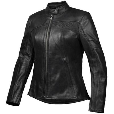 Giacca moto donna pelle Ixon Cranky Air Nero