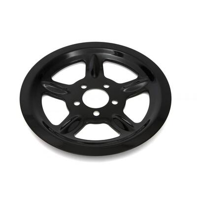 Copertura puleggia 68 denti nera per Sportster dal 