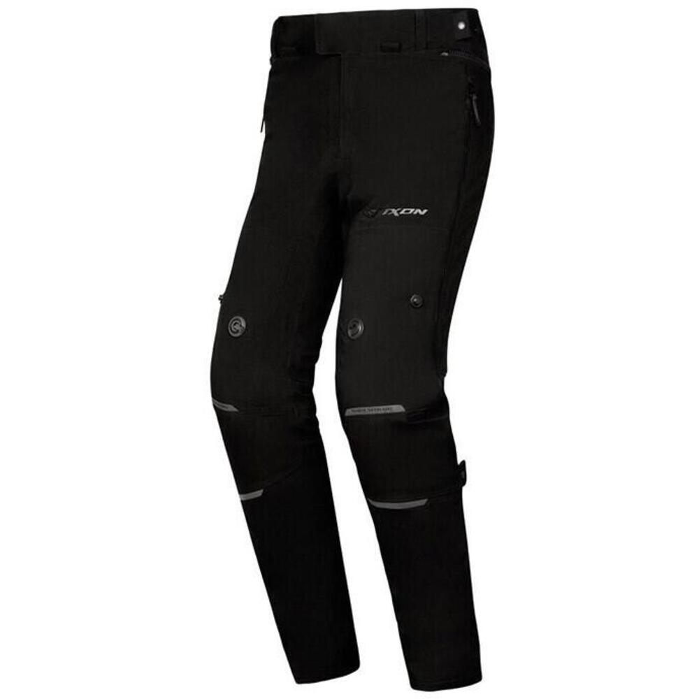 Pantaloni moto Ixon M-SKD PT LONG allungati Nero