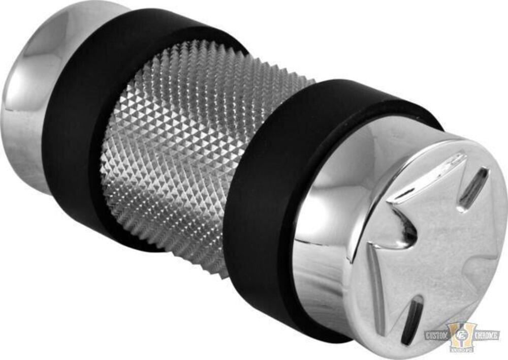 Pedalino cambio HKC Cross gomma nera, alluminio lu 