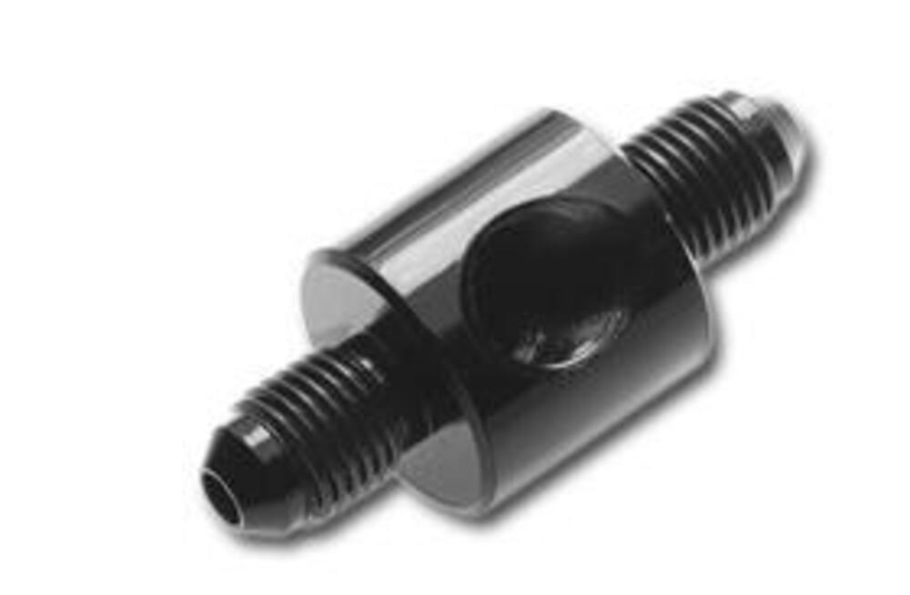 Sdoppiatore nero con 2 attacchi AN-3 laterali e ce 