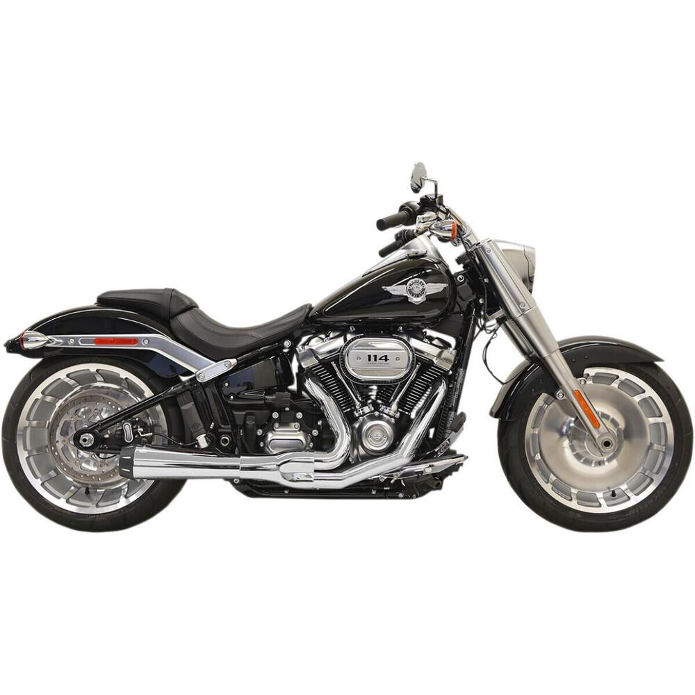 Scarico Bassani Road Rage 2 in 1 per Softail dal 2 