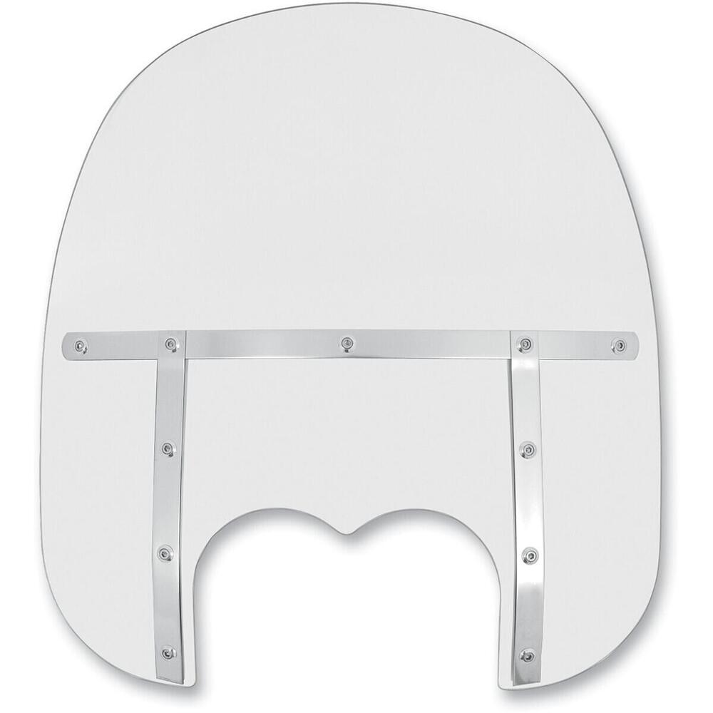 Parabrezza Memphis Fats alto 43 cm trasparente per 